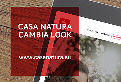 Nuovo marchio, sito, colore e comunicazione. Casa Natura cambia volto.