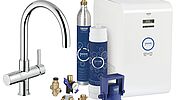 GROHE Blue® offre una sorgente d'acqua fresca nel cuore della tua cucina e aiuta l’ambiente