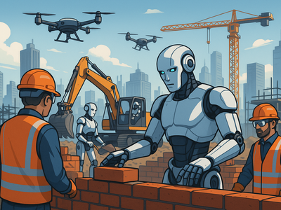 robot cantiere
