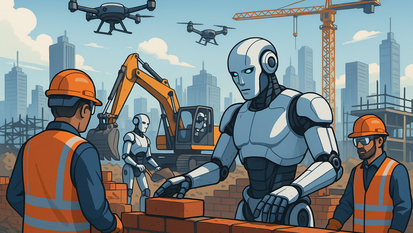 robot cantiere