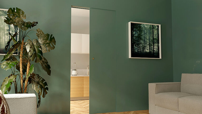 porta scorrevole frameless