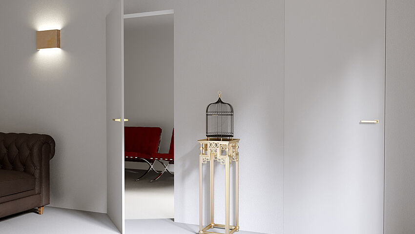 Porte filo muro