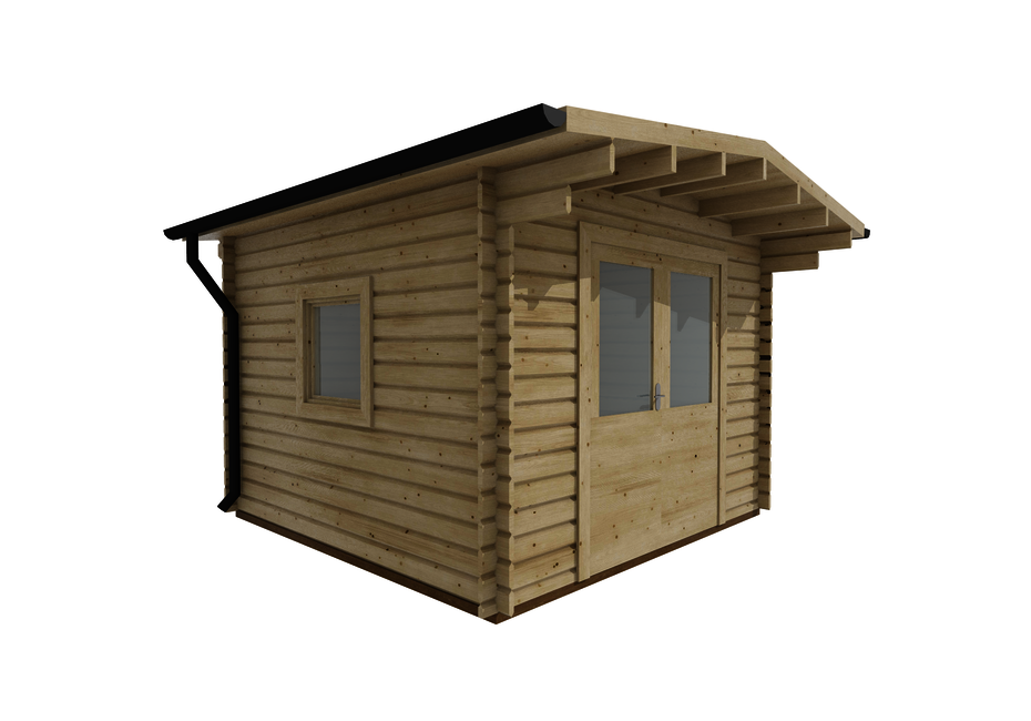 Caleba SRL - Casa in legno, ROMA 3x3, 9 m²
