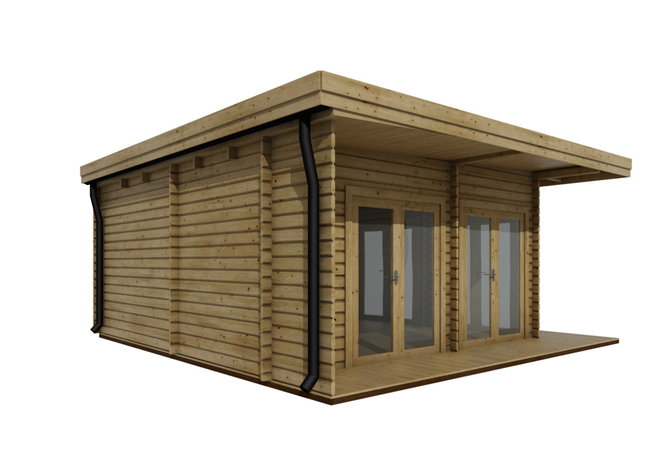 Caleba SRL - Casa in legno FLAMINIA 6x6 m, 36 m²