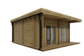 Caleba SRL - Casa in legno FLAMINIA 6x6 m, 36 m²