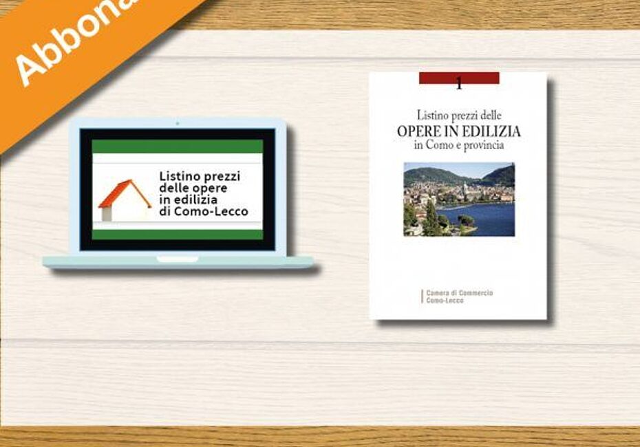 Piuprezzi | Infocamere - Opere Edili Como-Lecco – Abbonamento Online + Volume Cartaceo