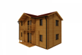 Caleba SRL - Casa In legno coibentata GILDA 98 m2