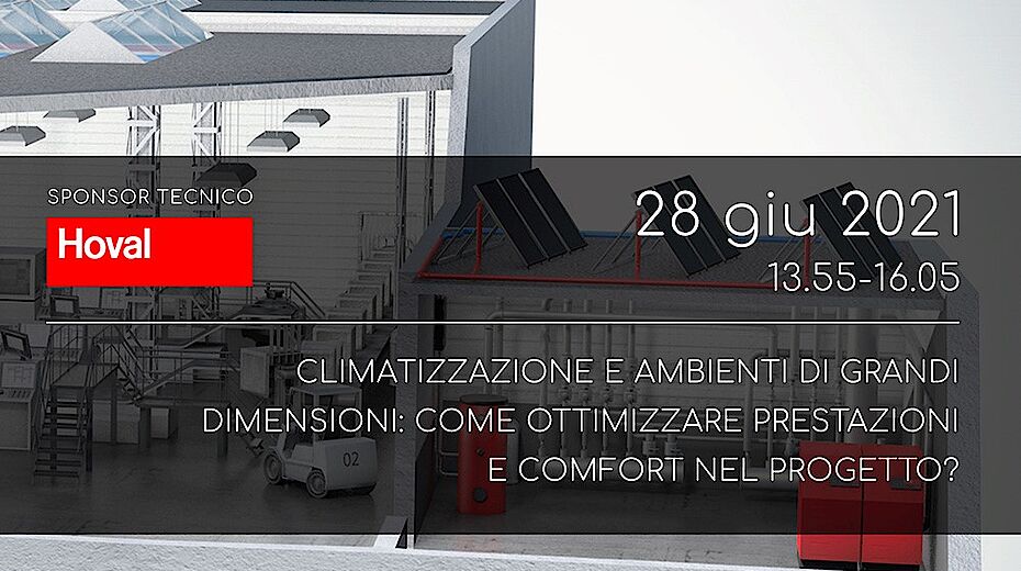 Climatizzazione e ambienti di grandi dimensioni.