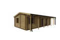 Caleba SRL - Casa in legno abitabile OLIMPIA 84 m²
