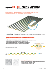 ITPMONO28 Scheda Tecnica