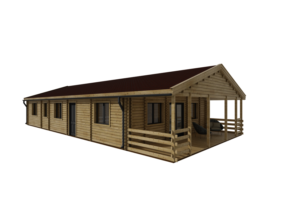 Caleba SRL - Casa di legno abitabile SOFIA 135 m²