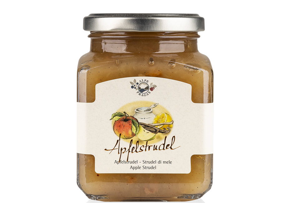 AlpenFein - Delizie dell'Alto Adige - Apfelstrudel composta di frutta Strudel di mele