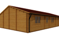 Caleba SRL - Casa di legno coibentata Nizza 8x14,5 m 116 mq