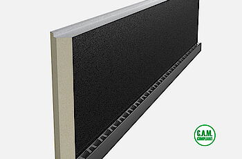 Brianza Plastica - Isotec Parete Black - sistema termoisolante per facciate ventilate