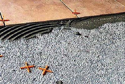 Sottofondo alleggerito: posa diretta di pavimento in ceramica