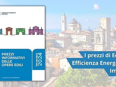 Novità CCIAA Bergamo | Pubblicati i Nuovi Prezzi delle Opere Edili 