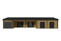 Caleba SRL - Casa di legno abitabile CLOE 114 m² con garage per auto
