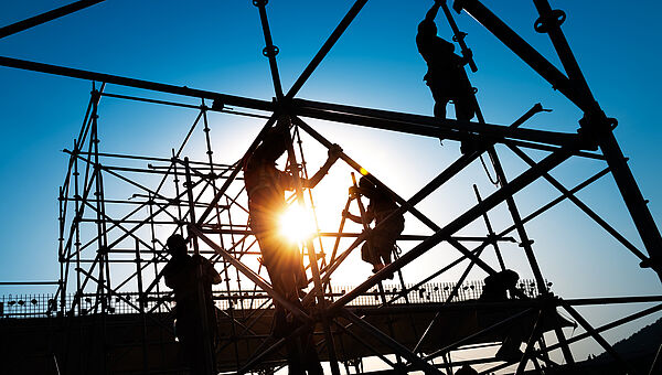 ponteggio per cantiere