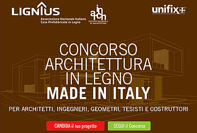 Lignius e InArch istituiscono il Premio Nazionale Architetture in legno Made in Italy