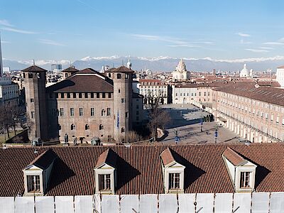 Il nuovo tetto della manica settecentesca del Teatro Regio di Torino 