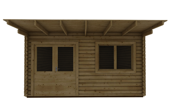 Caleba SRL - Casa in legno SIBILLA 4.5x3.5, 15,75 m²