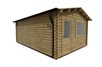 Caleba SRL - Casa in legno ANNA 4x6, 24 m²