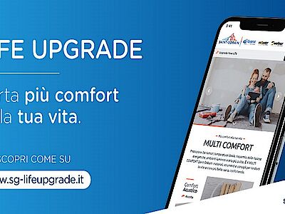 Online il nuovo sito di Saint-Gobain Italia: www.sg.lifeupgrade.it