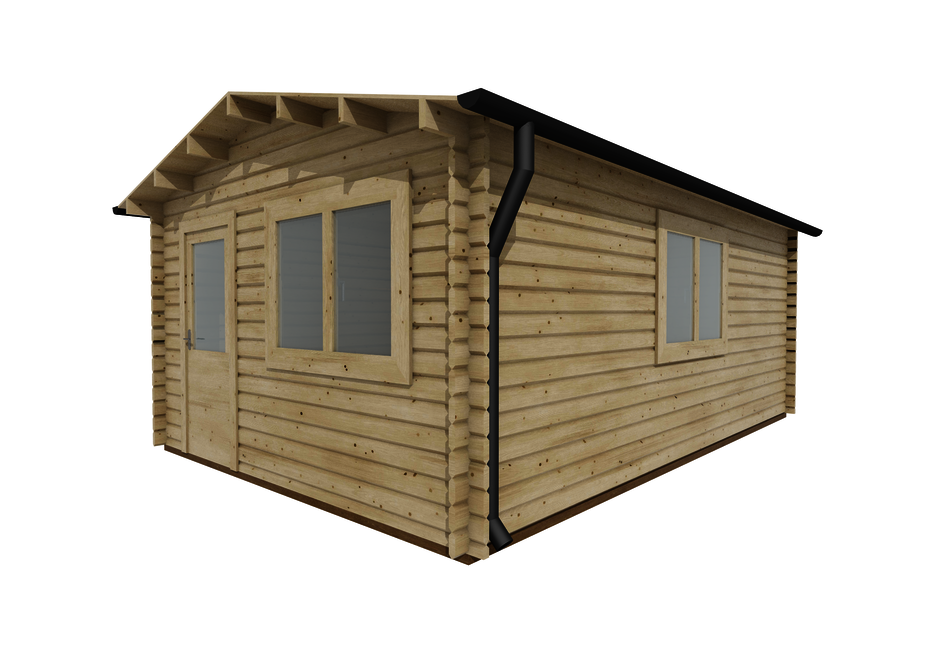 Caleba SRL - Casa in legno ANNA 4x6, 24 m²