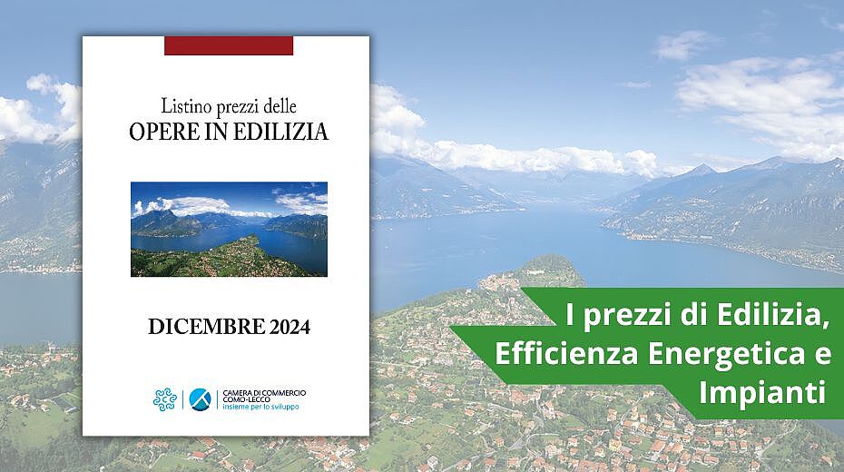 Novità 2025 | I Nuovi Prezzi delle Opere in Edilizia CCIAA Como-Lecco