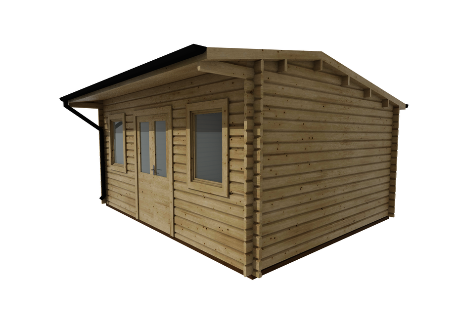 Caleba SRL - Casa in legno AZZURRA 5x4, 20 m²