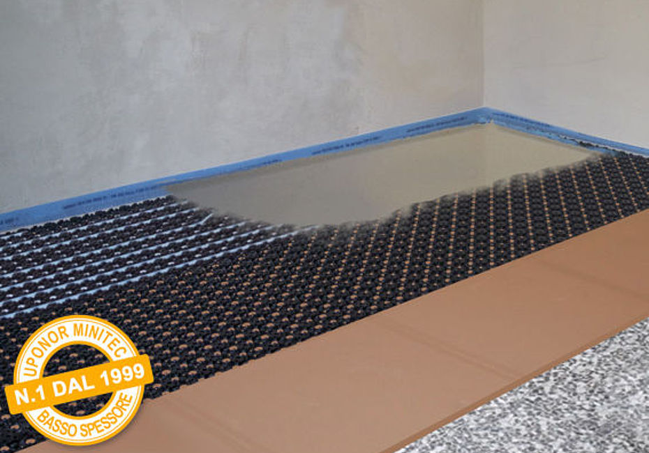 Uponor - Uponor Minitec: climatizzazione radiante a pavimento in soli 15 mm