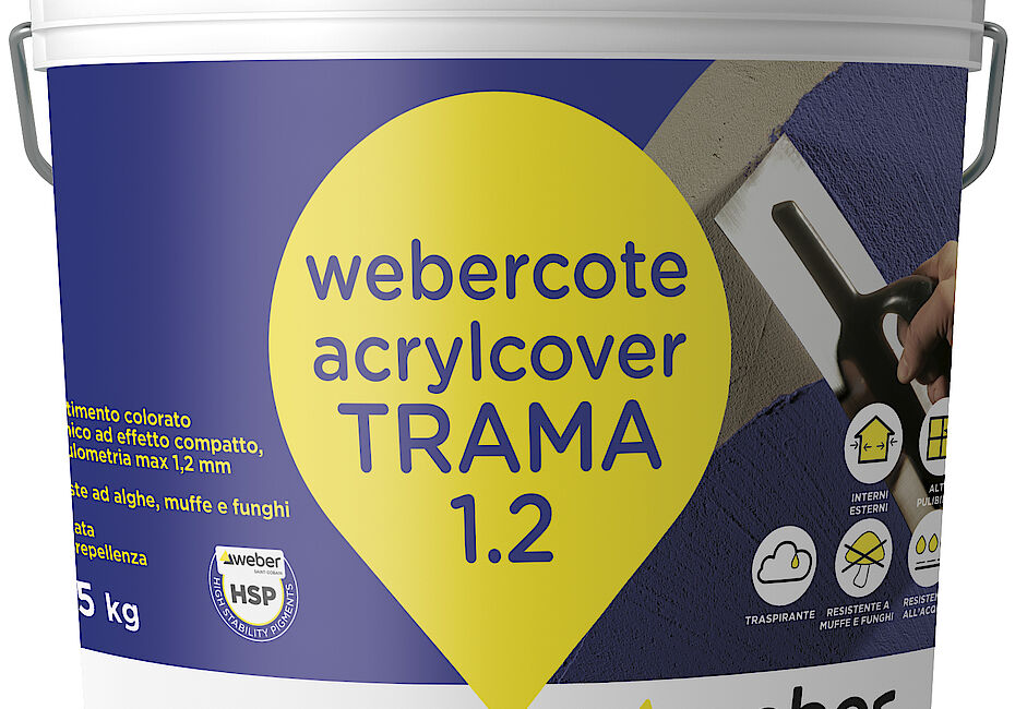 Saint-Gobain Italia - webercote acrylcover TRAMA 1.2 - 1.5 