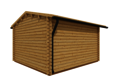 Caleba SRL - Casetta di legno (44mm) ANNA 4x4 m