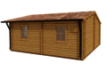 Caleba SRL - Casa di legno Irma 5mx6m (44mm) 3 stanze