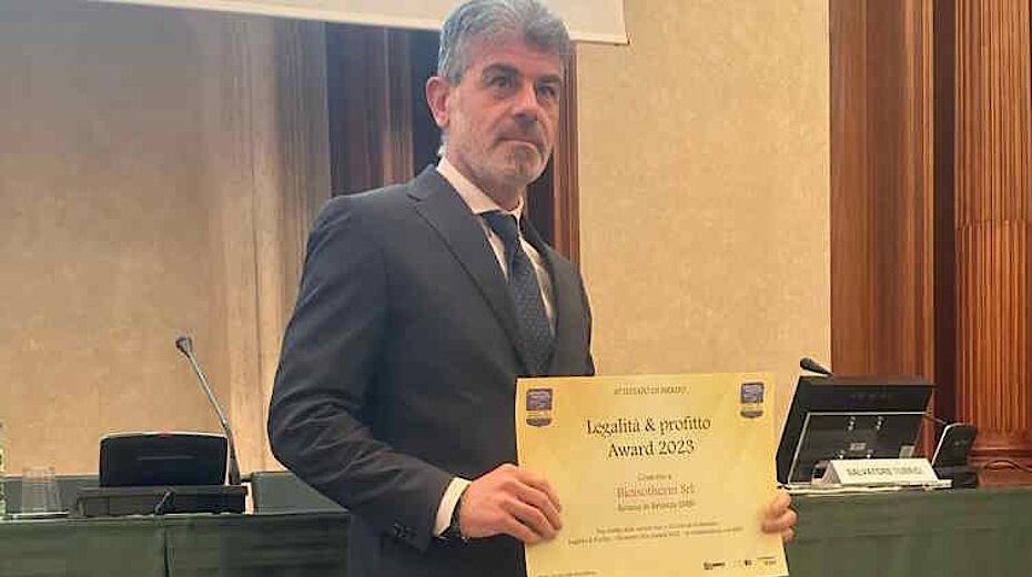 “Legalità e Profitto”, a Bioisotherm l’Award 2023