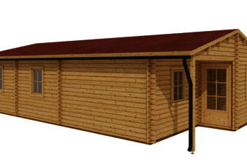 Caleba SRL - Casa in legno Alma (44mm) 6x11 m 66 Mq