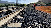 Consolidamento linea ferroviaria nel Lazio