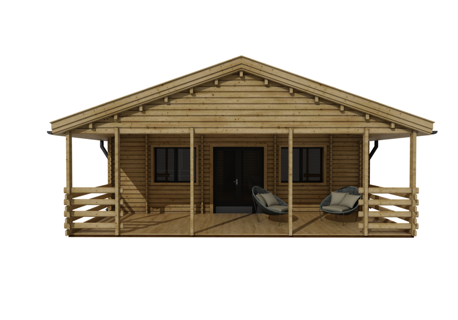 Caleba SRL - Casa di legno abitabile SOFIA 135 m²