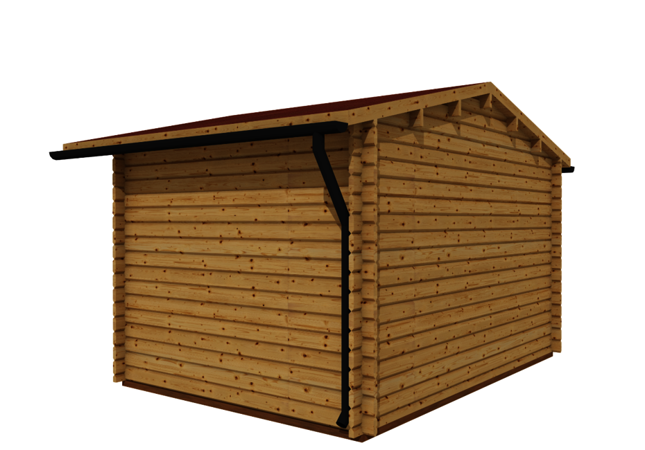 Caleba SRL - Casetta di legno (44mm) GIULIA 4x3 m (visibile in esposizione)