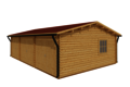 Caleba SRL - Garage in legno TRE POSTI 9x6 m
