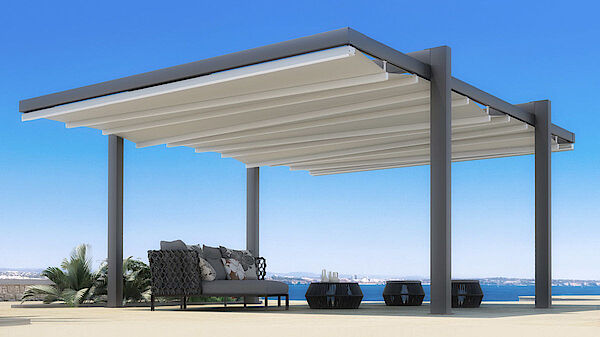 pergola in alluminio