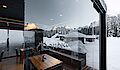 Per il ristorante Mondschein, una Brera sulla neve delle Dolomiti