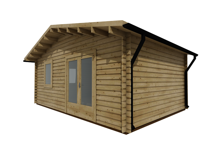 Caleba SRL - Casa in legno EMILY 6x4, 24 m²
