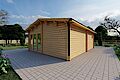 Caleba SRL - Casa di legno AUGUSTA 8x6 m (60mm) 48 mq (visitabile in esposizione)