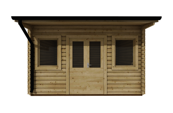 Caleba Italia srls - Casa in legno AZZURRA 4x3, 12 m²