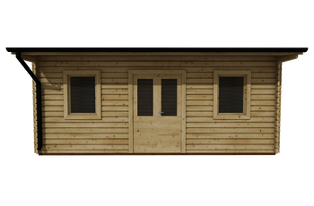 Caleba SRL - Casa in legno AZZURRA 6x3, 18 m²
