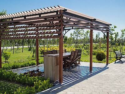 pergola in legno