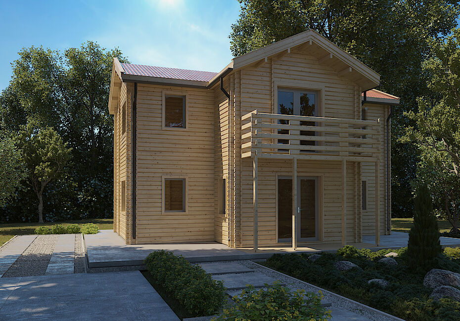 Casa di legno abitabile GILDA 116 m² Caleba SRL GUIDA EDILIZIA