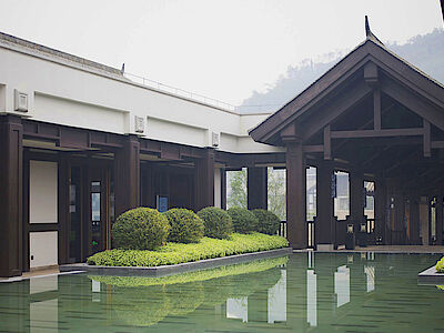 Banyan Tree Chongqing Beibei: lo splendido resort e le basculanti Timber