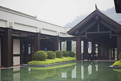 Banyan Tree Chongqing Beibei: lo splendido resort e le basculanti Timber